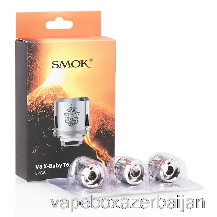 Vape Smoke SMOK TFV8 X-Baby Replacement Coils 0.2ohm V8 X-Baby T6 Core